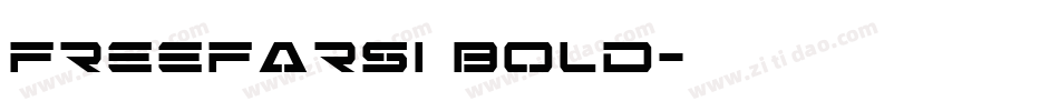 FreeFarsi Bold字体转换